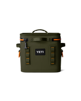 Hopper Flip 12 Soft Cooler in Olive & King Crab Orange