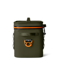 Hopper Flip 12 Soft Cooler in Olive & King Crab Orange