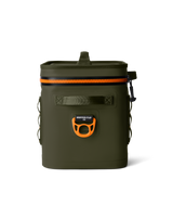 Hopper Flip 12 Soft Cooler in Olive & King Crab Orange
