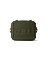 Hopper Flip 12 Soft Cooler in Olive & King Crab Orange