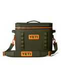 Hopper Flip 18 Soft Cooler in Olive & King Crab Orange