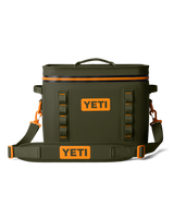 Hopper Flip 18 Soft Cooler in Olive & King Crab Orange