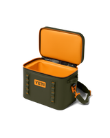 Hopper Flip 18 Soft Cooler in Olive & King Crab Orange
