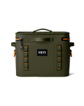 Hopper Flip 18 Soft Cooler in Olive & King Crab Orange