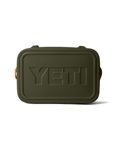 Hopper Flip 18 Soft Cooler in Olive & King Crab Orange