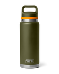 Rambler 36oz Bottle with Chug Cap in Olive & King Crab Orange