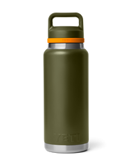 Rambler 36oz Bottle with Chug Cap in Olive & King Crab Orange
