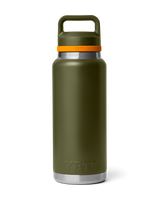 Rambler 36oz Bottle with Chug Cap in Olive & King Crab Orange