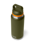 Rambler 36oz Bottle with Chug Cap in Olive & King Crab Orange