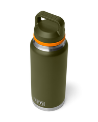 Rambler 36oz Bottle with Chug Cap in Olive & King Crab Orange