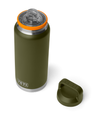 Rambler 36oz Bottle with Chug Cap in Olive & King Crab Orange