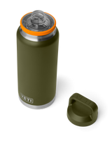 Rambler 36oz Bottle with Chug Cap in Olive & King Crab Orange