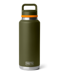 Rambler 46oz Bottle with Chug Cap in Olive & King Crab Orange