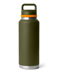 Rambler 46oz Bottle with Chug Cap in Olive & King Crab Orange