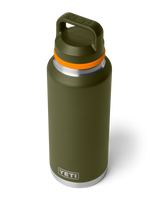 Rambler 46oz Bottle with Chug Cap in Olive & King Crab Orange