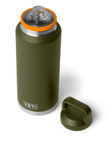Rambler 46oz Bottle with Chug Cap in Olive & King Crab Orange