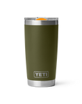 Rambler 20oz Tumbler in Olive & King Crab Orange