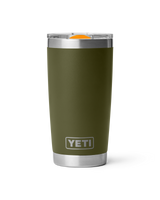 Rambler 20oz Tumbler in Olive & King Crab Orange