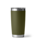 Rambler 20oz Tumbler in Olive & King Crab Orange