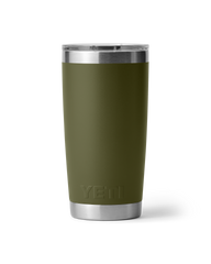 Rambler 20oz Tumbler in Olive & King Crab Orange