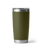 Rambler 20oz Tumbler in Olive & King Crab Orange