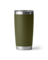 Rambler 20oz Tumbler in Olive & King Crab Orange