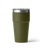 Rambler 20oz Stackable Cup in Olive & King Crab Orange