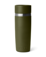 Rambler 16oz Travel Bottle in Olive & King Crab Orange