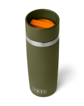 Rambler 16oz Travel Bottle in Olive & King Crab Orange