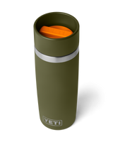 Rambler 16oz Travel Bottle in Olive & King Crab Orange