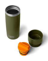 Rambler 16oz Travel Bottle in Olive & King Crab Orange