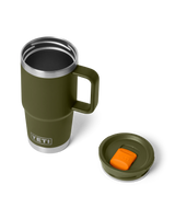 Rambler 20oz Travel Mug in Olive & King Crab Orange