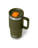 Rambler 20oz Travel Mug in Olive & King Crab Orange