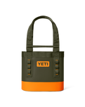Camino 20 Carryall Tote Bag in Olive & King Crab Orange