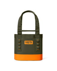 Camino 20 Carryall Tote Bag in Olive & King Crab Orange