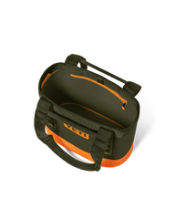 Camino 20 Carryall Tote Bag in Olive & King Crab Orange