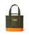 Camino 35 Carryall Tote Bag in Olive & King Crab Orange
