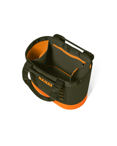 Camino 35 Carryall Tote Bag in Olive & King Crab Orange