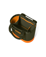 Camino 35 Carryall Tote Bag in Olive & King Crab Orange