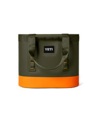 Camino 35 Carryall Tote Bag in Olive & King Crab Orange