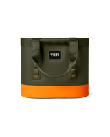 Camino 35 Carryall Tote Bag in Olive & King Crab Orange