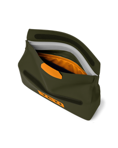 Sidekick Dry 1L Gear Case in Olive & King Crab Orange