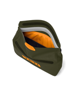 Sidekick Dry 3L Waterproof Gear Case in Olive & King Crab Orange