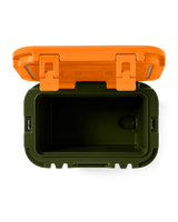 Roadie 15 Cooler in Olive & King Crab Orange