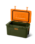 Tundra 45 Cooler in Olive & King Crab Orange
