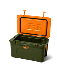 Tundra 45 Cooler in Olive & King Crab Orange