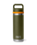 Rambler 18oz Bottle with Chug Cap in Olive & King Crab Orange