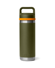 Rambler 18oz Bottle with Chug Cap in Olive & King Crab Orange