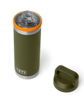 Rambler 18oz Bottle with Chug Cap in Olive & King Crab Orange