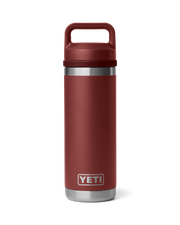 The Yeti Rambler 18oz Bottle with Chug Cap in Stag Red